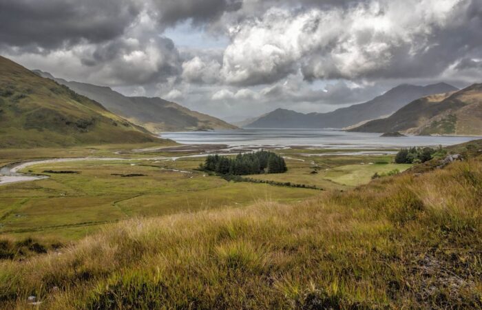 The expansive Loch Hourn, in the Scotland Highlands. Photo: Ivor Bond