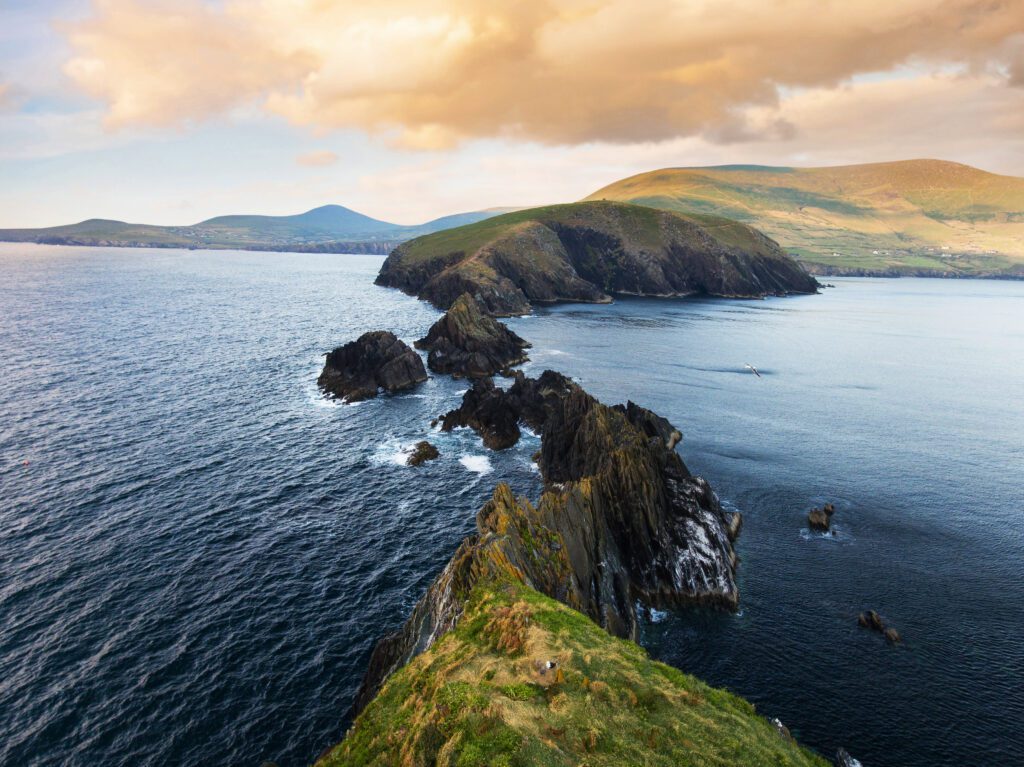 Dramatic cliffs of Dunmore Head on the Dingle Pennisula in Co. Kerry, Ireland