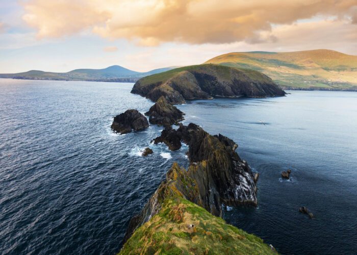 Dramatic cliffs of Dunmore Head on the Dingle Pennisula in Co. Kerry, Ireland